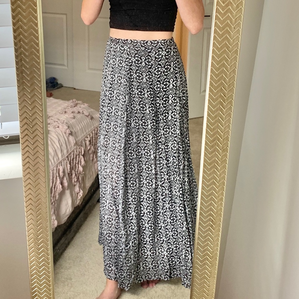 Printed Maxi Skirt